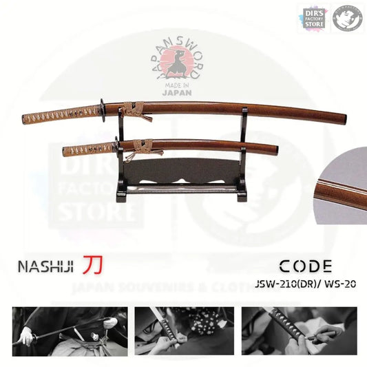 Jsw-210 (Dr) / Ws-20 - Nishiji (Not Sharp) Sword Stands & Displays