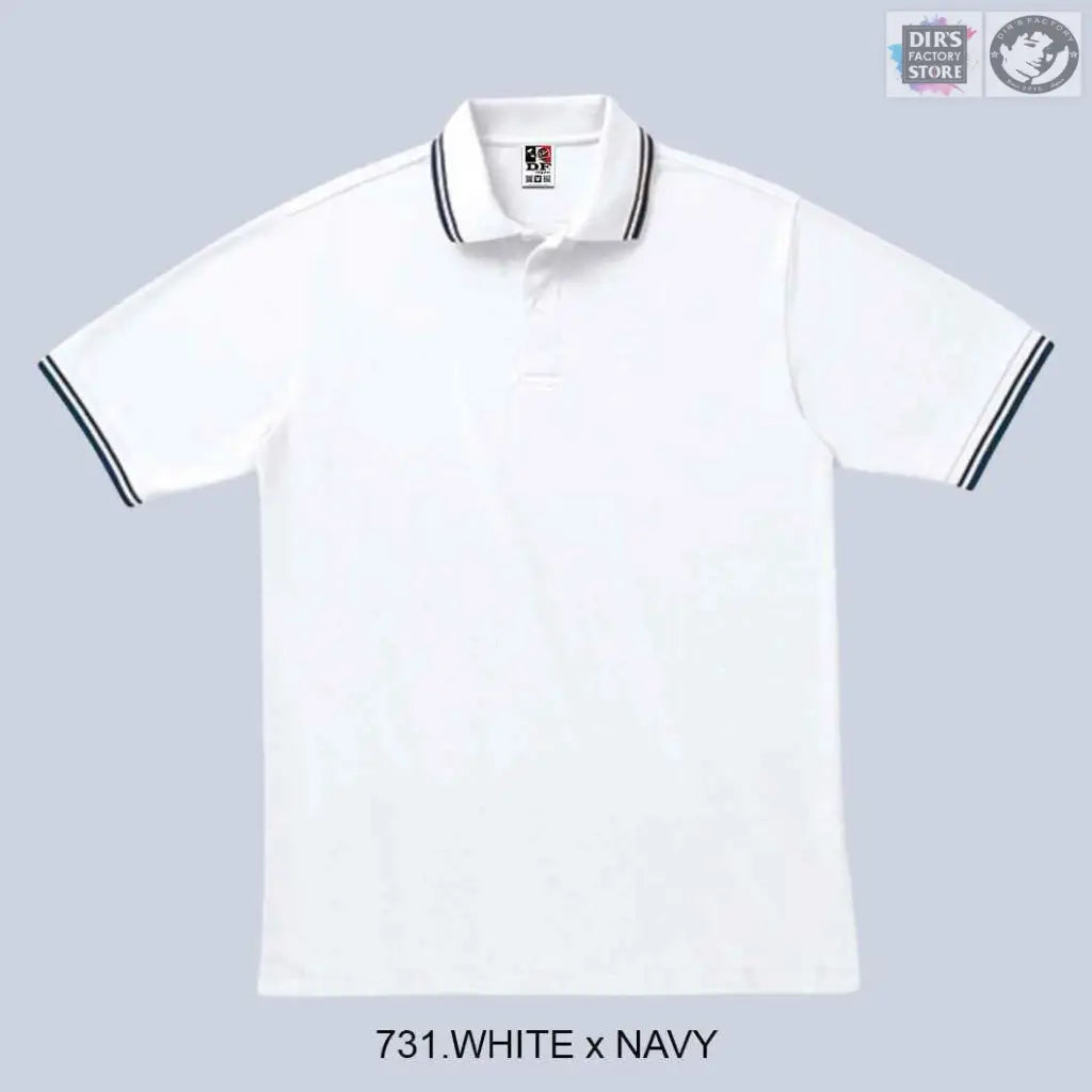 Polo Ts-00191-Blpdf 731.White X Navy Shirts & Tops