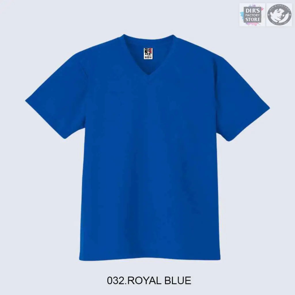 Ts-00337-Avtdf 032.Royal Blue / S Shirts & Tops